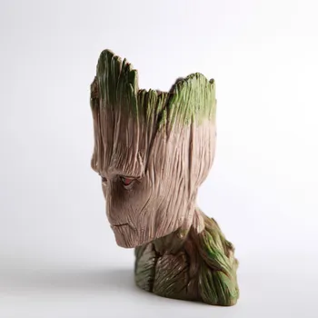 Groot Vazonas Vazonas Sodinamoji Medis Žmogus Mielas Modelis Žaislas Pen Puodą Turėtojas Augalų Puodą Vazonas Veiksmų Skaičiai Žaislas dovana