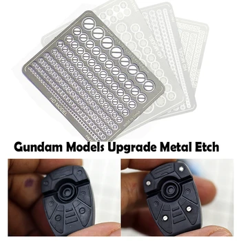 Gundam Modelių Detalių Atnaujinimas, Metalo Etch Plokštelės Rinkinys 01-06 Modelių Hobio Paversti Priedų 5548