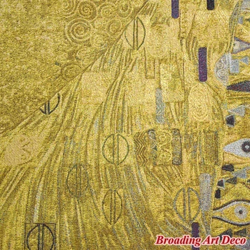 Gustav Klimt Portait Adele Bloch-Bauer I (Aukso) Gobelenas Sienos Kabo Žakardo Pynimo Gobeleno Apdailos Medvilnė 140*140cm 19624