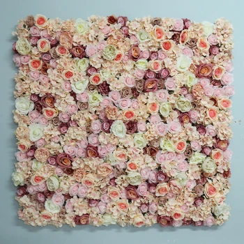 Gėlių Plokštės Gėlių Sienos Dirbtinės Gėlės Romantiškas Gėlių Fonas Vestuvių Dekoro Nuotraukų Fotografijos Fono Namų Puošybai