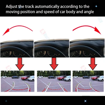 HaiSunny Intelligent Dynamic Trajektorija Dainos Atbulinės eigos Atsarginės Galinio vaizdo Kamera Mazda 2011 m. 2012 m. 2013 m CX-5 CX-7 CX-9 