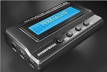 Hobbywing Daugiafunkcis LCD muzika Box Integruota w/USB adapteris Voltmeter 3/1 už ERUN ir EZRUN serijos automobilių ESC 9210