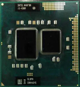 Intel Core I5 430m i5 430M procesorius 3M/2.26 GHz/2533 MHz/Dual-Core Nešiojamas procesorius I5-430M Suderinama PM55 HM57 HM55 QM57 184142