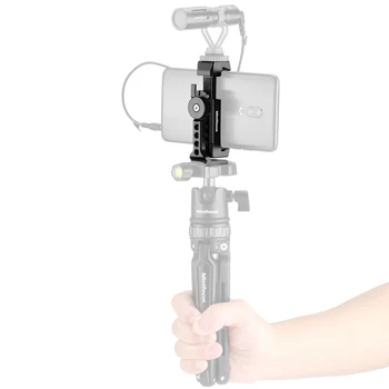 Išmanusis telefonas, Vaizdo Rinkiniai su Shotgun Microphone Led Šviesos Vlog Įrenginys Trikojo Šalto Batų Kalno 