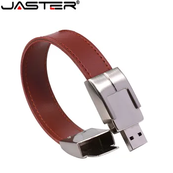 JASTER USB flash drive 64gb Odos metalo paketų prižiūrėtojų raktinę Pendrive creativo 32gb 16gb 8gb 4gb usb2.0 Riešo juostos