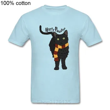 Juokinga vyrų T shirts Haris Katė marškinėliai atsitiktinis viršūnes hipster Hip-hop marškinėliai, medvilnė, laisvalaikio marškinėlius camisetas masculina