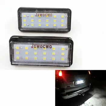 Jxwocwo 2VNT Klaidų LED Skaičius Licenciją Plokštelės Šviesos Lexus LX470 LX570 GX470 led auto 12v led 7483