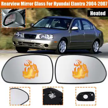 Kairėn, Dešinėn, Automobilių Veidrodėliai Išgaubti galinio vaizdo Durų Veidrodis Stiklas XHY-002 Už Hyundai Elantra 2004 2005 2006 2007