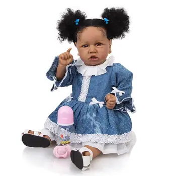 KEIUMI 57 CM Reborn Baby Lėlės Visą Silikono Kūno Gyvas Reborn Baby Doll, Puikios Kokybės Kūdikio Vaikas Gimtadienio proga 50206