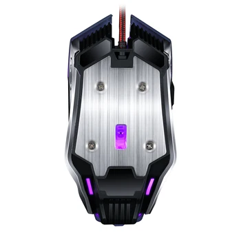 Kompiuterio, nešiojamojo kompiuterio ergonomika žaidimas 7key pelės laidinio profesinės reguliuojamas makro programavimas built-in LED spalvų šviesos išjungti pelės