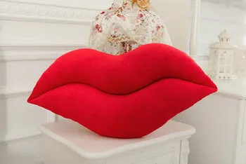 Kūrybos seksualus, Prabangus, Didelis Lūpų pagalvę raudonų lūpų pagalvę didelis dydis 113298