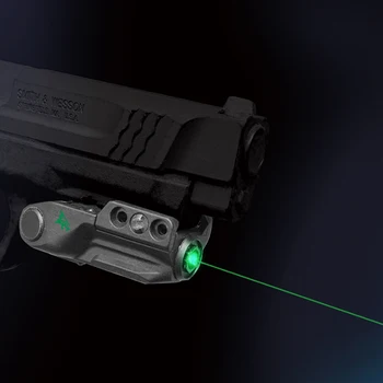 Laserspeed L9-GT Taktinis Lazerio Akyse Žemo Profilio Pažangus Sensorius Jungiklis, Built-in Baterijos Įkrovimo Pistoletas Glock Žalias Lazeris 132636