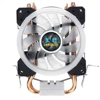 LED CPU Cooler Master 2Pure Variniai Šilumos vamzdžiai Įšaldyti Bokštas Aušinimo Sistema CPU Aušinimo Ventiliatorius Intel 775/1150/1151/1155/1156/1366