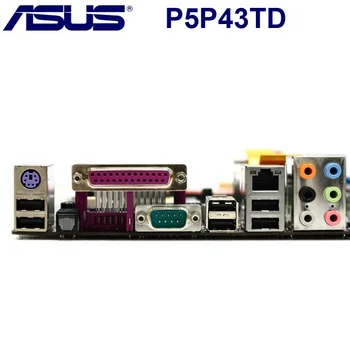 LGA 775 Asus P5P43TD Plokštė DDR3 Intel P43 Core 2 16GB LGA 775 Originalus Stalinis Naudojami Asus P5P43TD Mainboard USB2.0 ATX 143850