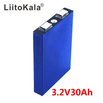 LiitoKala 3.2 V 30ah LiFePO 4 akumuliatoriaus išsikrovimas 5C aliuminio korpuso baterija tinka 12V 10Ah baterijos 