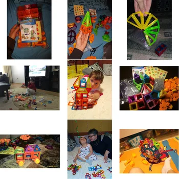 Magnetiniai Blokai Dizaineris Statybos Nustatyti Modelis Ir Odinas, Plastikiniai, Magnetai Blokai Švietimo Žaislai, Vaikams, Vaikas 2328