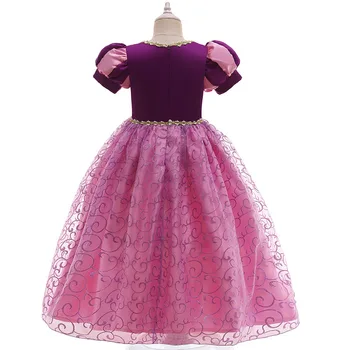 Merginos Rapunzel Suknelė Vaikų Susivėlęs Princesė Kostiumas Helovinas Vaikams Gimtadienio Kamuolys Suknelė Drabužius Paauglių Mergaičių Išgalvotas Frocks 80491