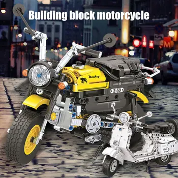 Miesto Motociklas Serijos Modelio Blokai įrangos pardavimas, biuro įrangos Pedalo Motociklo 