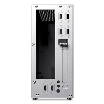 Mini ITX Kompiuterio Atveju Visi Aliuminio Minkštas HTPC Office Vienas Lizdas PCIE Darbalaukio Atveju 10574