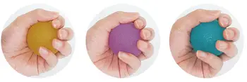 Minkšto silikono Vertus restauravimo exerciser kamuolys rankų masažas kiaušinių reabilitacijos exerciser riešo stipriklis priemonė, kiaušinio formos rankena 153751