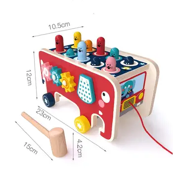 Montessori Ankstyvos Vaikystės Žaislai Daugiafunkcinis Derinys Žaidimas Vaikų Žvalgybos Gopher Žaidimas Žaislas
