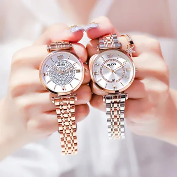 Moterų Laikrodžiai 2020 Prabangus Diamond Rose Gold Moteriški Rankiniai Laikrodžiai Magnetinio Moterų Apyrankės Žiūrėti Moterų Laikrodis Relogio Feminino 124919