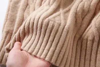 Moterų megztus liemenė megztinis be rankovių megztiniai megztinis liemenė v kaklo ponios rudens žiemos streetwear rankovių megztinis