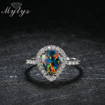 Mytys Visiškai Naujas Dizainas Šakės Nustatymas Aukštos Kokybės Opalas Žiedai Moterų Mados Žiedas Dovana R1841 70402