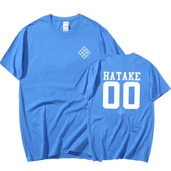 Naruto t-shirt Hatake Klanas Ženklelis Vyrų Vasaros Harajuku Unisex Trumpas Rankovės marškinėliai Japonų Anime marškinėliai Juokinga Spausdinti Streetwear 181857