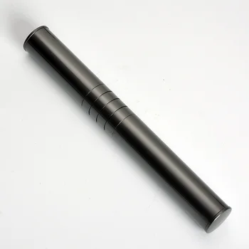 Naujas 1pcs Stainles Steel Cigarų Atveju Humidoras Storis Vieną Cigarų Tube Box Metalo Nešiojamų Cigarų Reikmenys dia 19mm