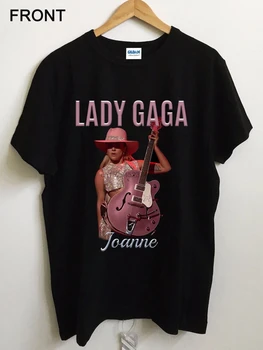 Naujas Lady Gaga Joanne Pasaulio Kelionių Datos Vyrų Black Marškinėliai Sz S-3XL 3870