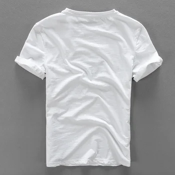 Naujas stilius Italija prekės ženklo marškinėliai vyrams trumparankoviai atsitiktinis white t-shirt mens mados kietas marškinėlius vyrams viršūnes kvėpuojantis chemise 2601