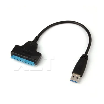 Naujausias Atvykimo Super Greitis USB 3.0 Prie SATA 22 Pin 2.5 Colių Kietojo Disko Tvarkyklė SSD Adapterio Kabelį Skaičiuoklė