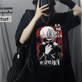 Naujovė Death Note Shinigami Ryuk T-shirt Moterims trumpomis Rankovėmis Japonų Manga Light Yagami T-shirt Medvilnės Anime Tee Dovanų Idėja y2k 1011
