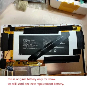 Naują Bateriją už KUBĄ ALLDOCUBE M5 Tablet PC Li-Polimero Įkraunamų Akumuliatorių Paketas Pakeitimo 3.7 T1006-3280185 Su 2 Eilučių