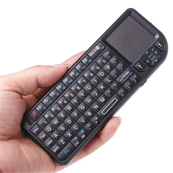 Nešiojamų Mini 2,4 Ghz Belaidė Klaviatūra Oro Pelę, su Pele Touchpad KOMPIUTERIO, Nešiojamojo kompiuterio Smart TV 