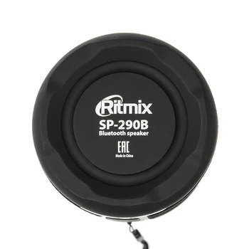 Nešiojamųjų garsiakalbių Ritmix SP-290B, Bluetooth, 4.2, 5 W, 1200 mAh, juoda 4665467