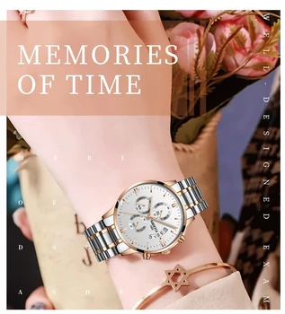 NIBOSI Moterų Laikrodžiai Garsėja Prabangos Prekės ženklo Mados Aukso Laikrodžiai Ponios Atsitiktinis Moterų Kvarco Žiūrėti Laikrodis Relogio Feminino