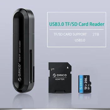 ORICO Mini Atminties Micro TF/SD Kortelę 256 GB 128GB 64GB 32GB MicroSD Max 80M/s Class10 mini TF kortelė su SD Kortelės Adapteriu 103183