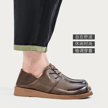 Originali Oda Vyrų batų kvėpuojantis verslo laisvalaikio bateliai vyrų Britų retro jaunimo mados prabangių batų vyrai dizaineris batai 75444