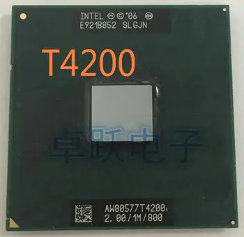 Originalus Intel T4200 PROCESORIUS 2.0/1M/800 originalus oficiali versija originalaus pin PGA SLGJN palaiko 965 chipset 86417