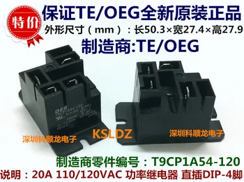 Originalus Naujas TE TYCO OEG T9CP1A54-120 4PINS 240VAC 20A 110/120VAC Galios Relės