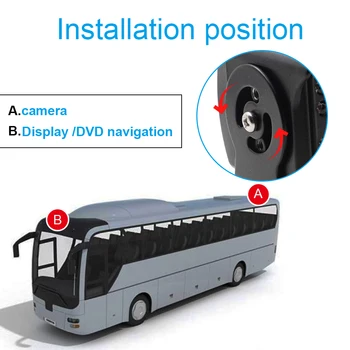 OTERLEEK Naujas WIFI Sunkvežimių ir Autobusų Transporto priemonių Galinio vaizdo Kamera, Wifi, atsarginę Kamerą, skirtą 