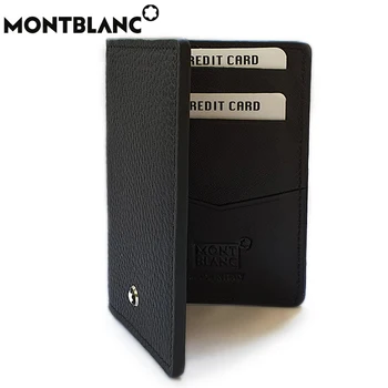 Piniginės natūralios odos prabangus aukštos kokybės pinigus kortelės turėtojas kišenėje, rankinėje Mont Blanc 38868