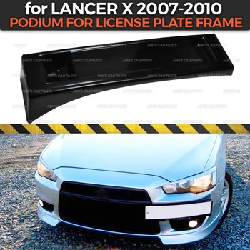 Podiumo licenciją plokštės rėmas Mitsubishi Ulonas X 2007-2010 ant bamperio ABS plastiko kūno rinkinys, automobilių apdailos stilius