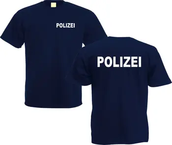 Polizei Marškinėliai Saugumo Sicherheit GSG 9 Įdomus Funshirt vyrų marškinėliai hip-hop draugu dovana