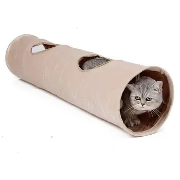 Praktinių Katė Tunelio Pet Vamzdis Išardomi Žaisti Žaislas Patalpų Lauko Kitty Puppy Žaislai Dėlionės Naudotis Slepiasi Mokymo