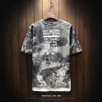 Prekės ženklo Drabužių pavasario Vyrai dizaino Marškinėlius trumpomis Rankovėmis Taktinis Kamufliažas T-shirt masculina marškinėlius Karinės skaldytų marškinėliai 3047