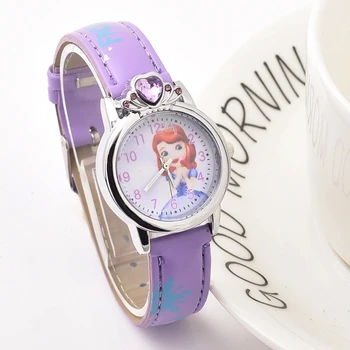Princesė phiya yra mielas animacinių filmų studentų kvarcinis laikrodis yra populiarus tarp vaikų