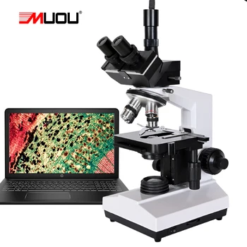 Profesionalūs Laboratorijos biologinės HD trinokulinis mikroskopu zoom 1600X okuliaro elektroninis skaitmeninis 7 colių LCD led Šviesos telefono stovas USB 127046